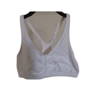 Fruit of the Loom White Sports Bra Sz 36